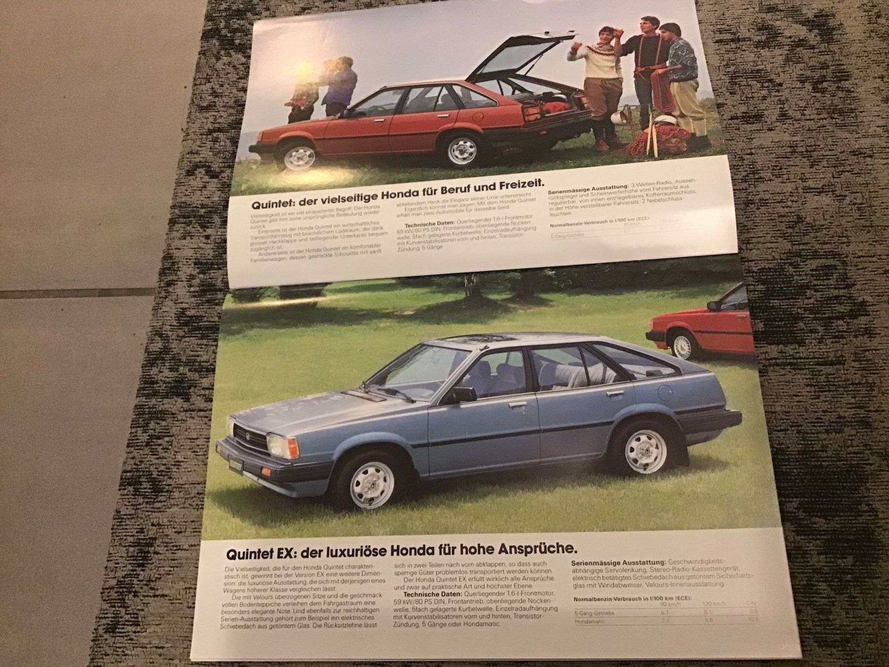 Honda Documenti: Honda Programm Verkaufsprospekt 1982 – Usato da Scherzingen venduto da Starseller62 5