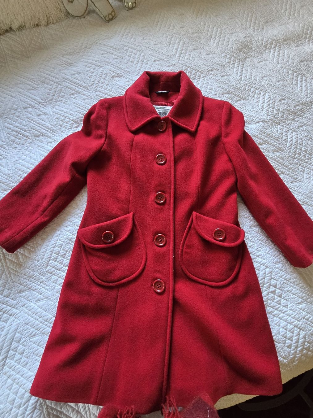 Cappotti: Stylish Red Wool Coat size S/EU40 – Usato da Effretikon venduto da wie_p8sj 3