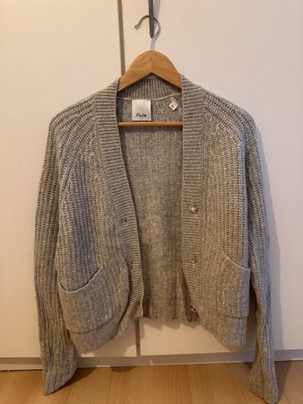 Allude Cardigan grey wool cashmere blend size XS