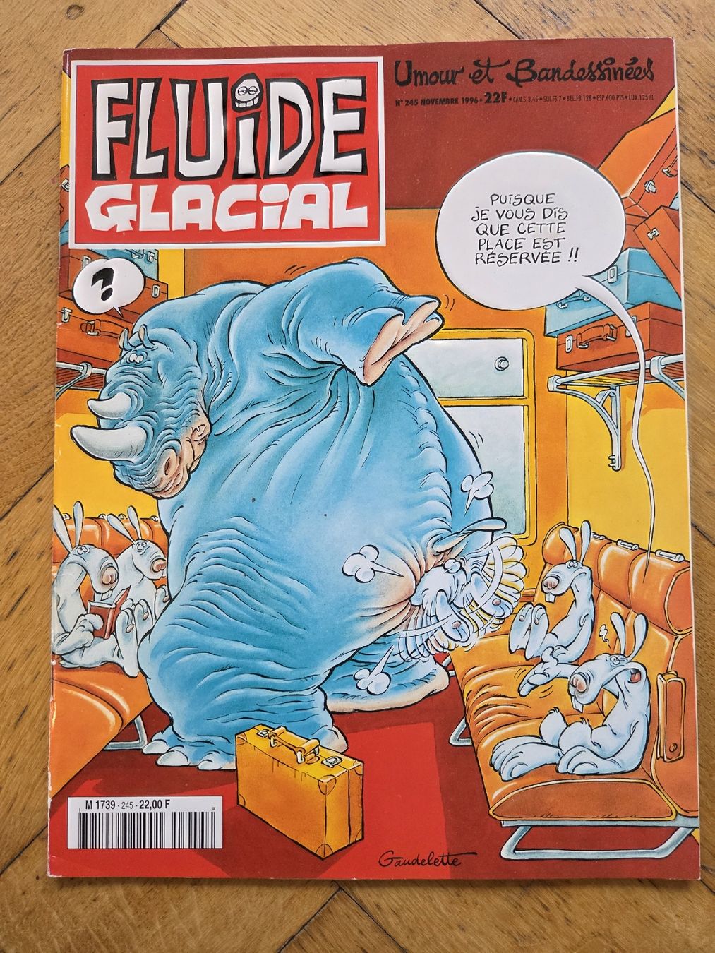 Fumetti: Fluide Glacial N°242  Novembre 96 – Usato da Territet venduto da Cenh