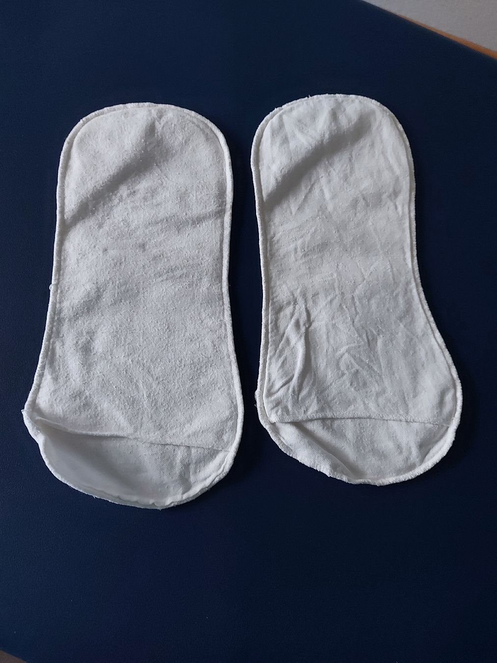 Windeleimer & Windeln: 2 Inserts absorbants textile blanc coton – Gebraucht aus Bulle von momy