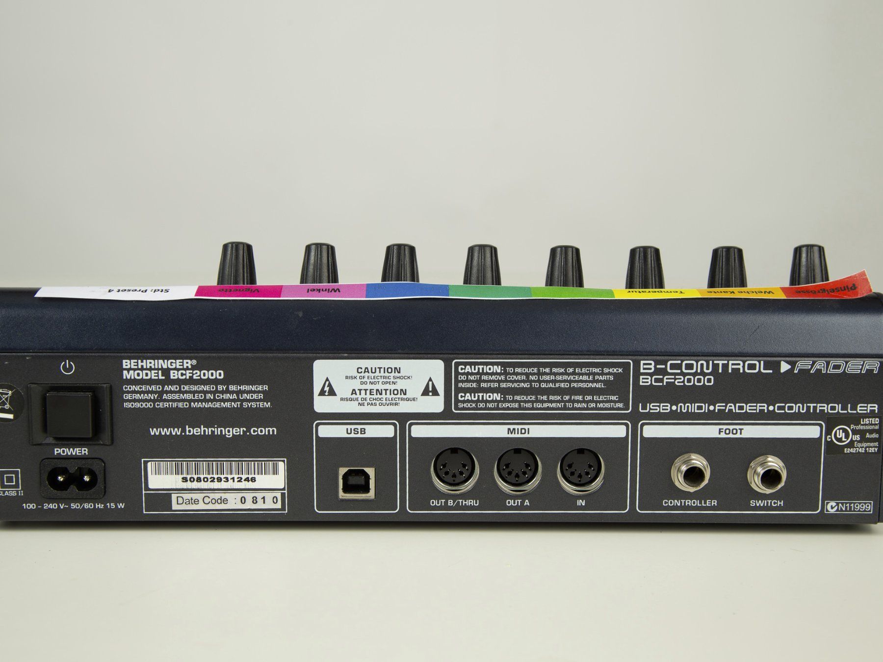 Behringer Mischpulte: Behringer B-Control Fader BCF2000 USB-/MIDI-Controller – Gebraucht aus Küssnacht am Rigi von Vikingheart2000 2