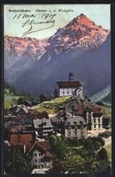 Wassen, Ortsansicht mit Kirche und die W