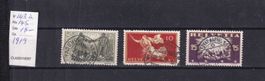 1919 N° 143 à 145 oblitérés  COTE 18.00