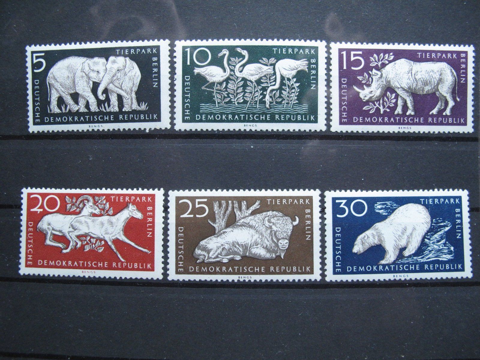 Alle Briefmarken: DDR 1956 Tierpark Berlin ** – Gebraucht aus Wil SG von fva01