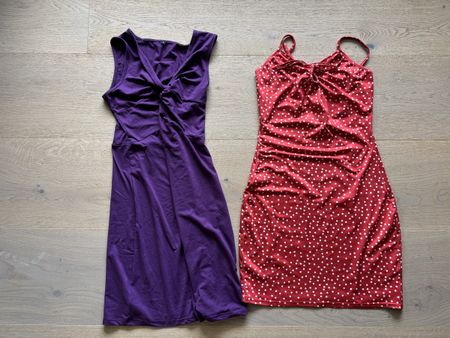 2 Summer Dresses for Sale - Polka Dot & Purple M 🌻