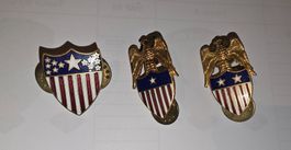 3 er Set. US Army > Dienst & Truppenabzeichen der Offiziere