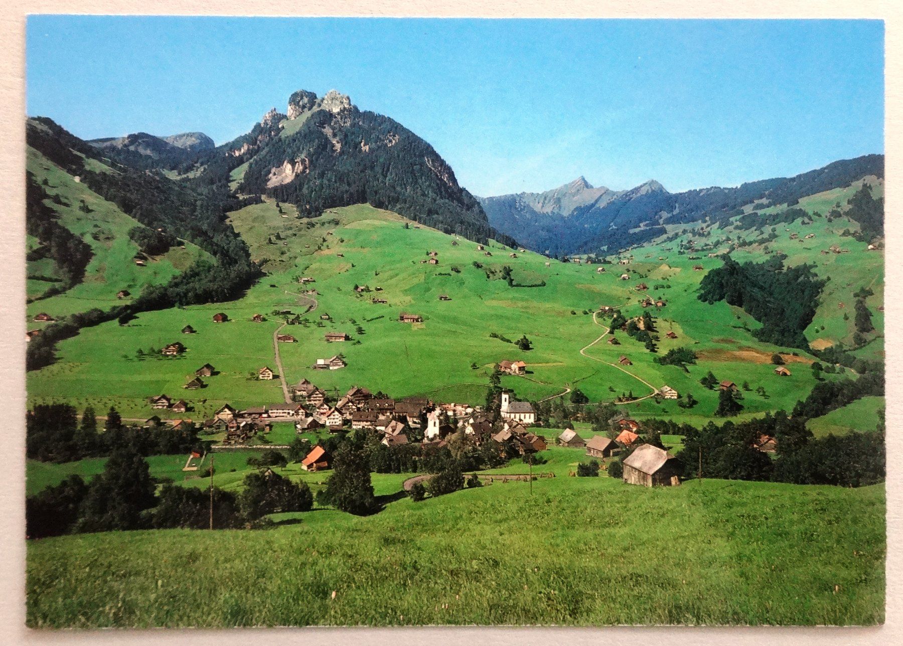 Cartoline postali: Stein (SG) mit Goggelen u. Speer – Usato da Fétigny venduto da Billy2miny