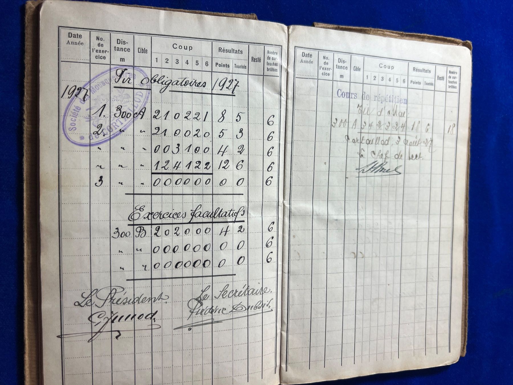 Schweizer Armee Uniformi: Schiessbüchlein & Grabstein Schweizer Armee (25/407) – Usato da Hermetschwil-Staffeln venduto da militaria-schweiz 3