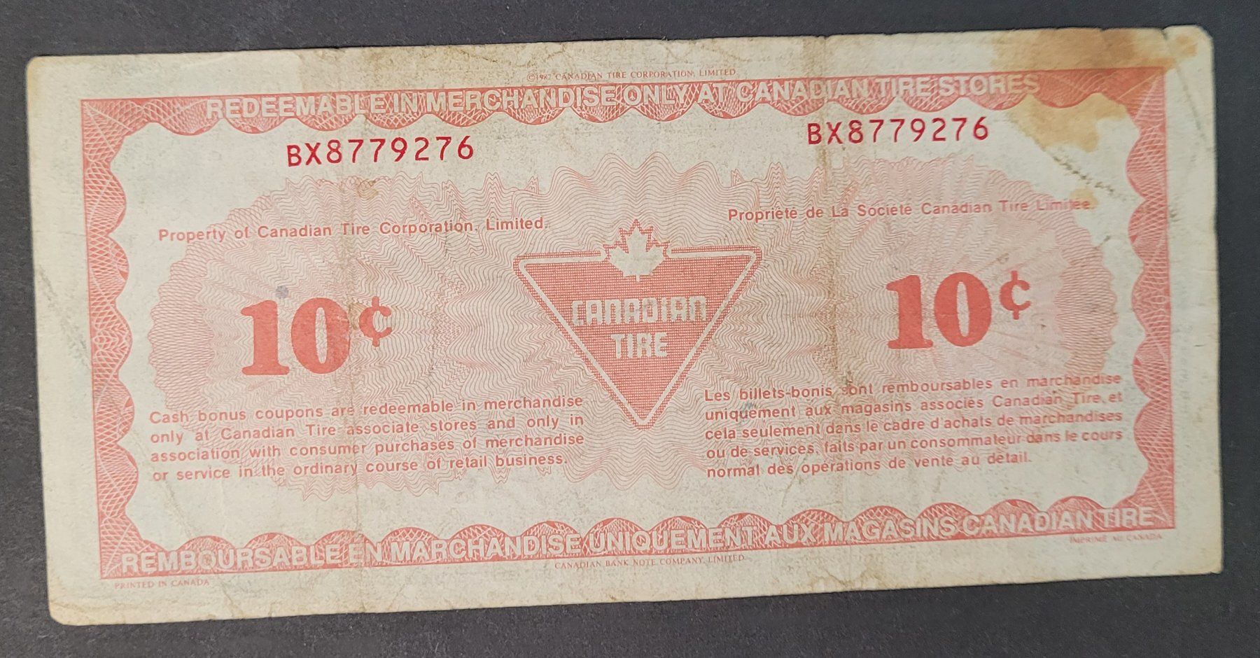 Banconote: 10 CENTS / CANADIAN TIRE ND – Usato da Mumpf venduto da antonio_schweiz_961 1