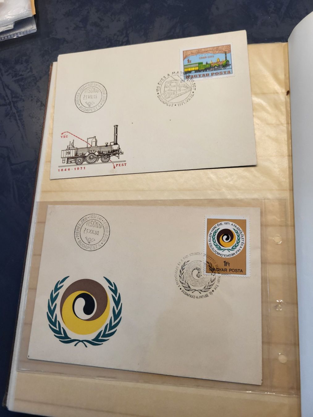 Alle Briefmarken: Sammlung Album - Ungarn – Gebraucht aus Rümlang von Turrin 9