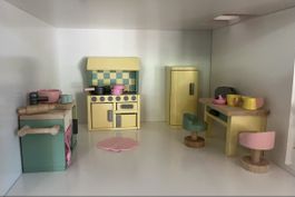 herzige Puppenküche / Puppenmöbel fürs Puppenhaus