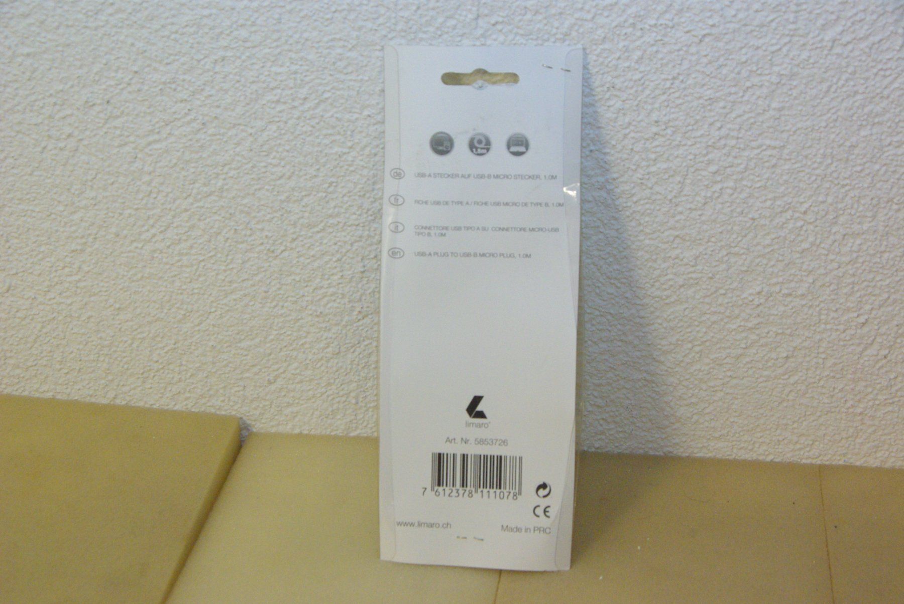 Cavi: USB Kabel mit A-Stecker auf B Micro Stecker – Nuovo e nell'imballaggio originale da Herisau venduto da Cevianer1844 3