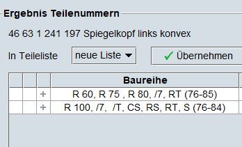 BMW Tutti i ricambio per moto: BMW Spiegel Neu – Nuovo e nell'imballaggio originale da Landquart venduto da jes_6zrh 2