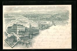Litho Mannenbach, Gasthaus, Pension zum 