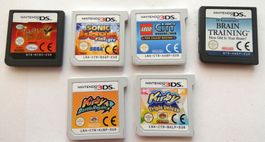 Nintendo DS/3DS - 5 Spiele (Kirby, Sonic, Lego City)