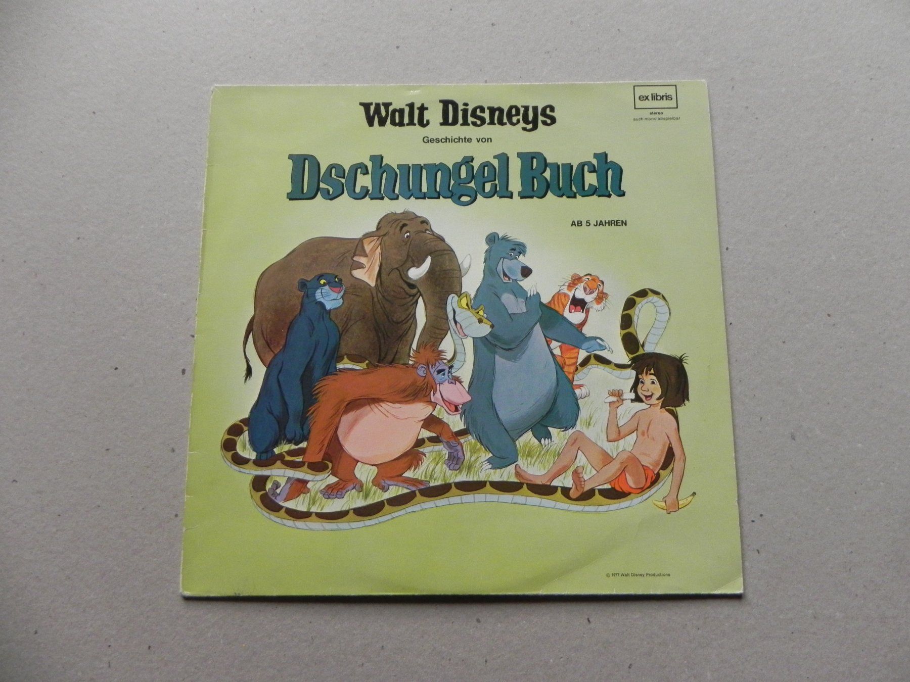 Dischi in vinile: LP Walt Disney Geschichte Dschungel Buch 1977 – Usato da Siebnen venduto da krimsie