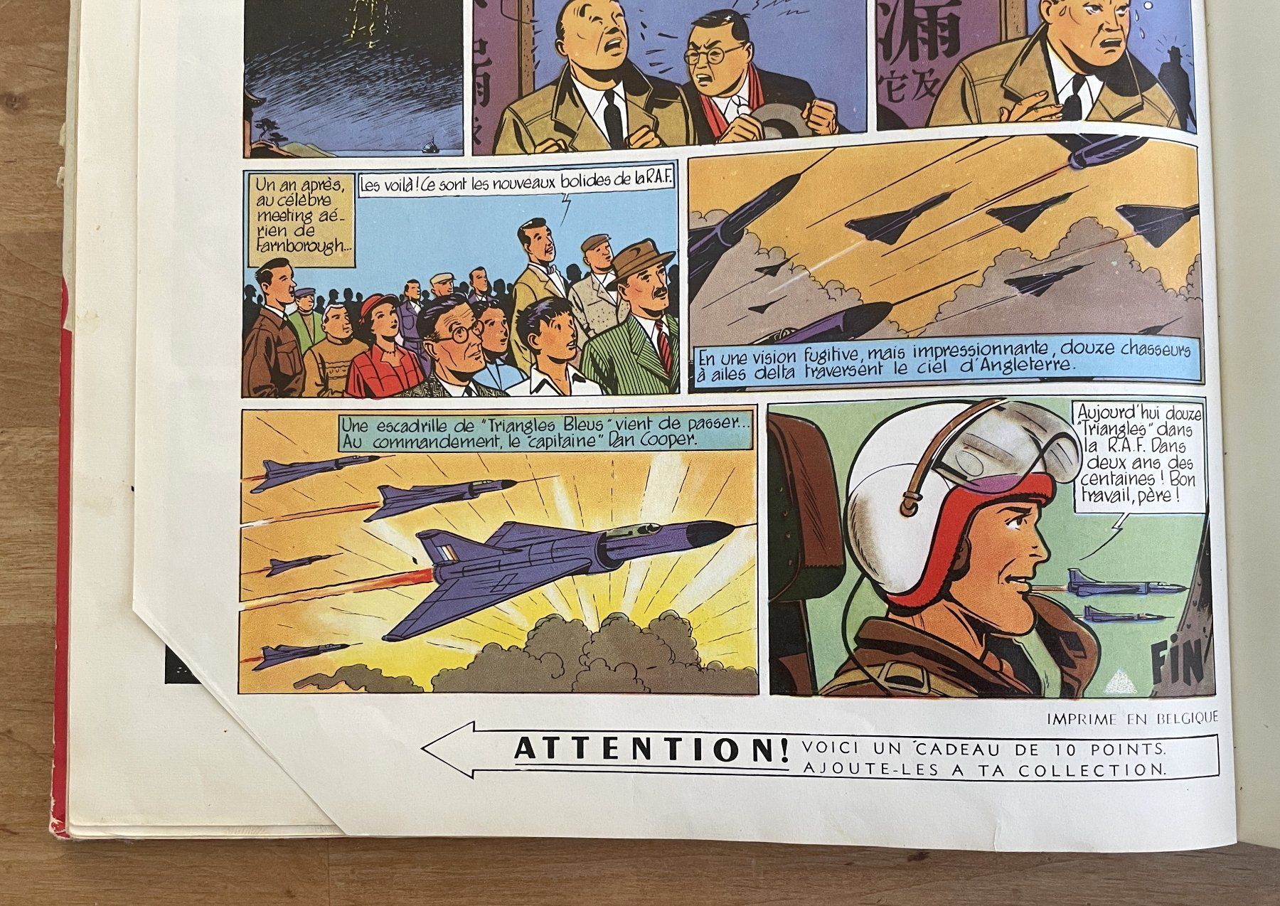 Fumetti: Dan Cooper - Le triangle bleu - Albert Weinberg E.O. 1957 – Usato da Savagnier venduto da Ne2065 4