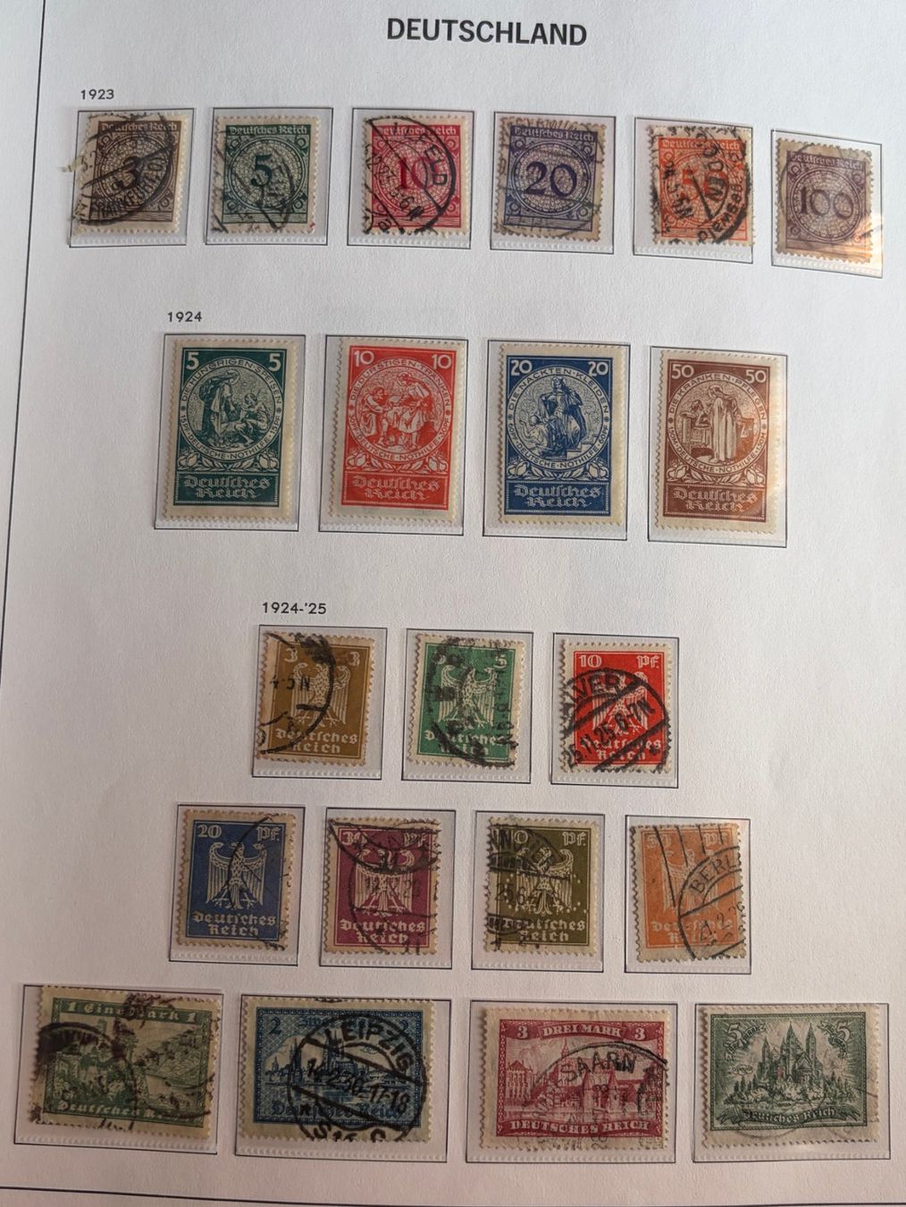 Alle Briefmarken: Briefmarken Deutsches Reich – Gebraucht aus Dotzigen von ser_8hp9