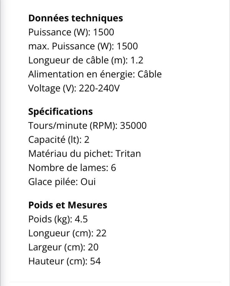 Trisa Küchengeräte: Blender haute performance Trisa – Neu (gemäss Beschreibung) aus Fribourg von VictoriaShop7 7