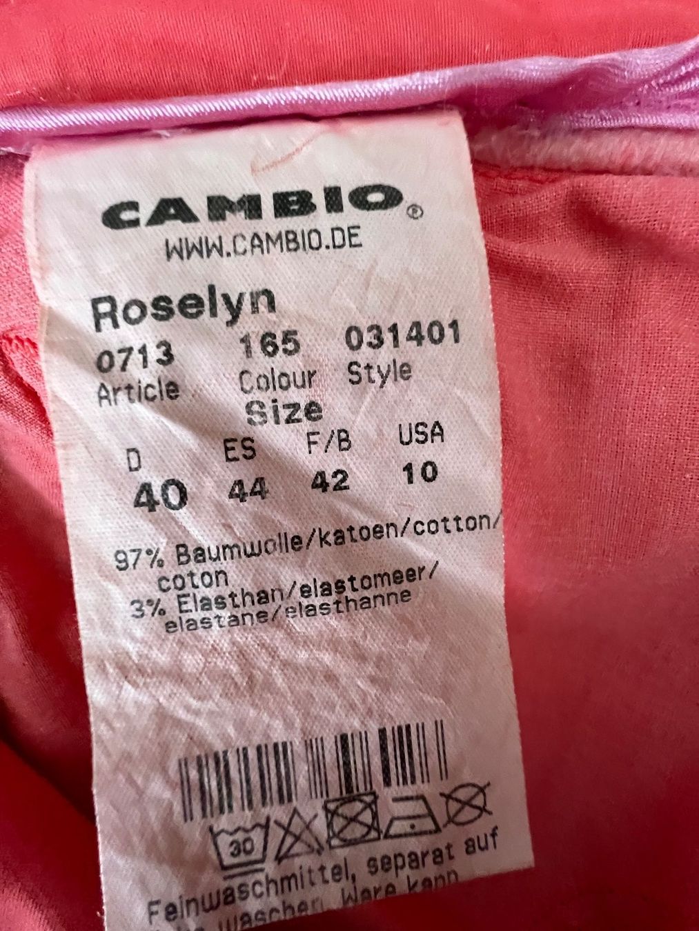 Cambio Hosen: Cambio Hose – Gebraucht aus Remigen von Orlana7 5