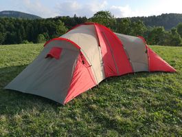 Campingzelt rot