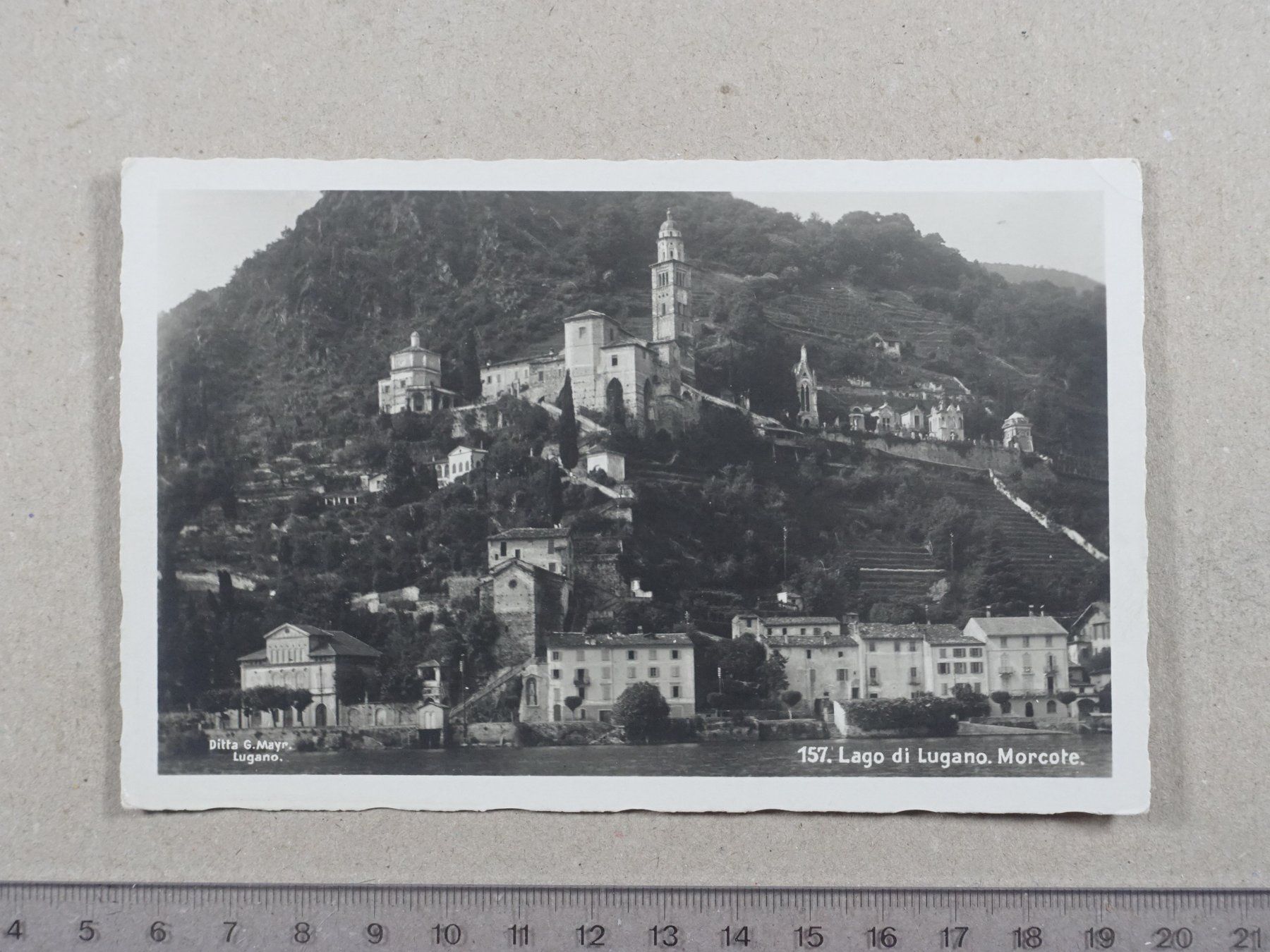 Cartes postales: Lago di Lugano, Morcote – D'occasion à Lenzburg par fh1
