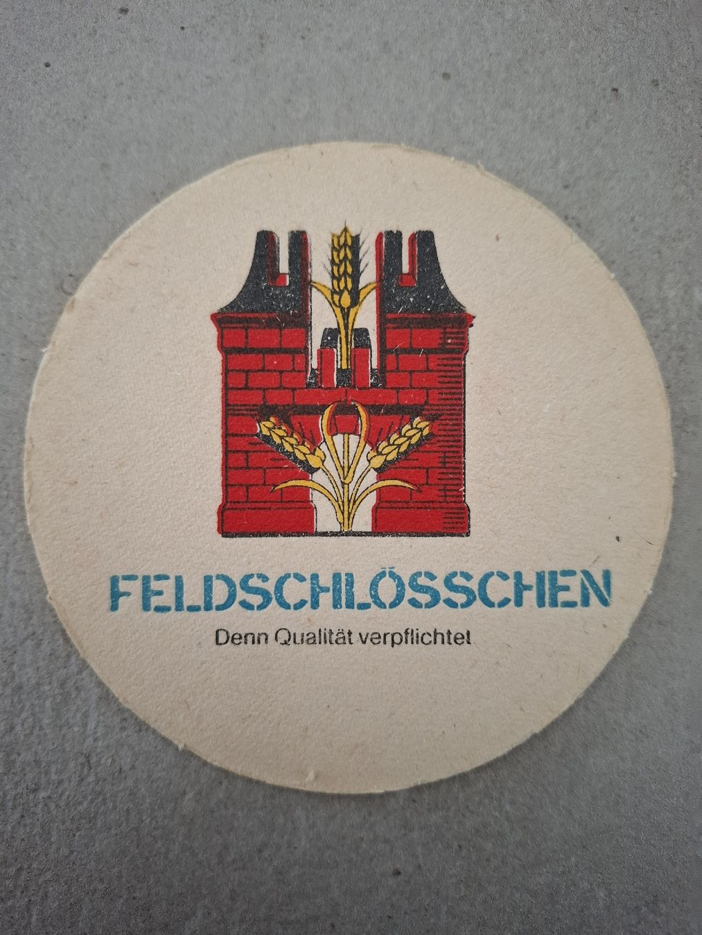 Feldschlösschen Dessous de verre: Feldschlosschen bier – D'occasion à Castel San Pietro par Schwitzd 1
