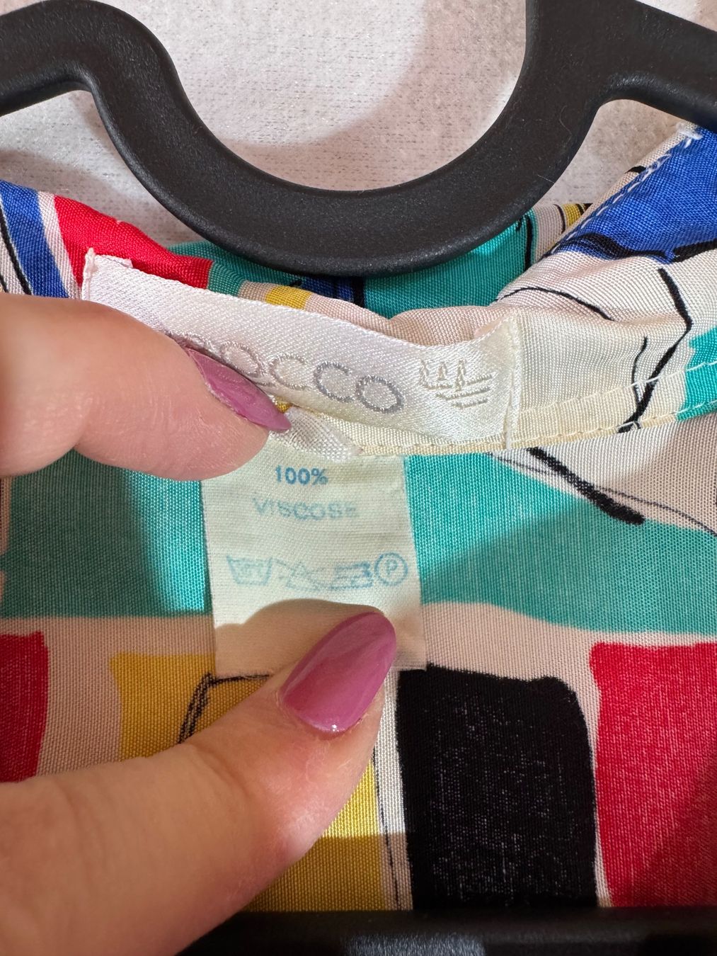 Camicette: Farbenfrohe Vintage Bluse von Scirocco Gr. 42 – Usato da Grosswangen venduto da second_hand_dress 5