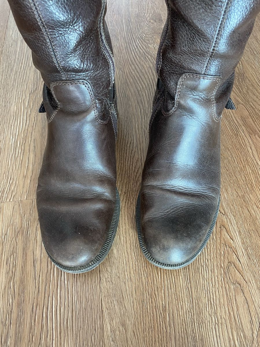 Aldo Scarpe da donna: Bottes Aldo en cuir marron – Usato da Bern venduto da fan_5r5l 3