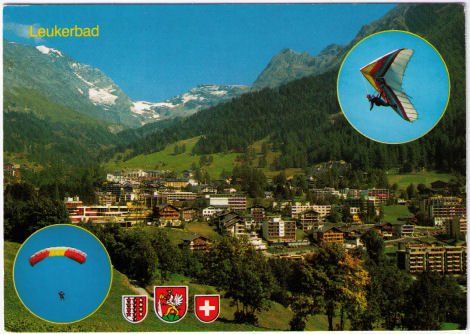 Ansichtskarten: Leukerbad - 3 Bild AK – Gebraucht aus Binningen von Mountainrider