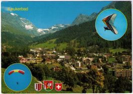 Leukerbad - 3 Bild AK