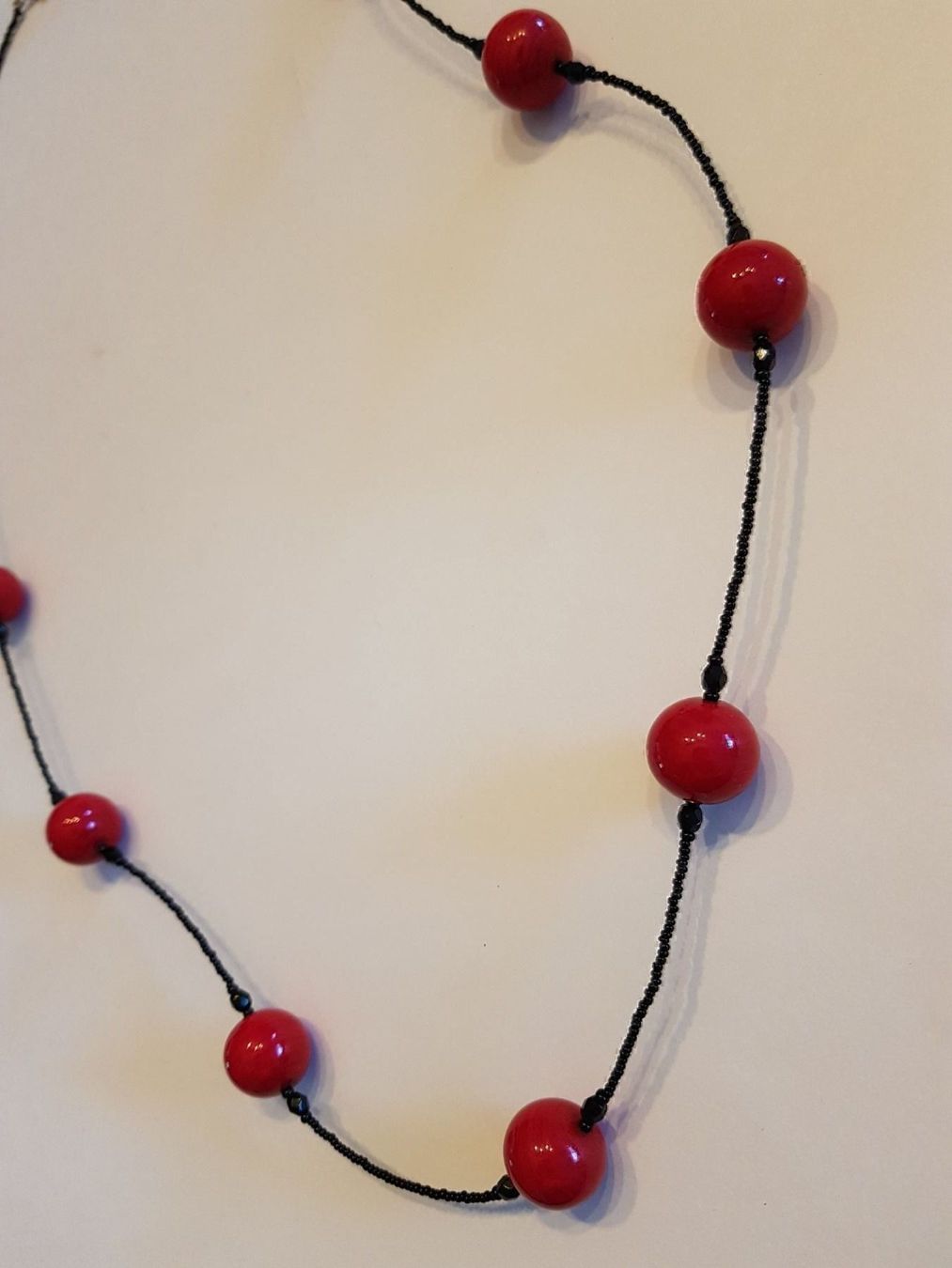 Ketten: Collier avec les perles en pâte de verre – Neu (gemäss Beschreibung) aus Grimisuat von eliseba88 1