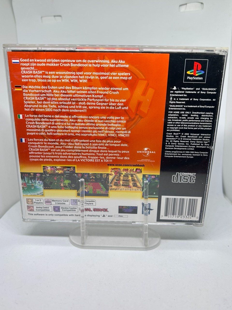 Sony Giochi: Crash Bash per PlayStation 1 – Usato da Giubiasco venduto da LorisVale 1