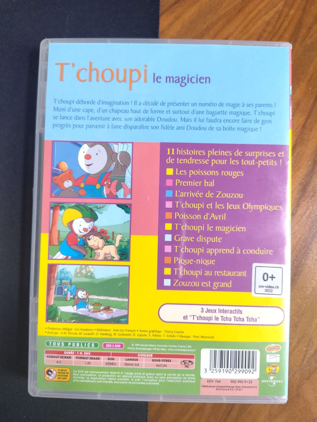 Tous les DVDs: DVD Tchoupi le magicien – D'occasion à Froideville par Nadrom 1