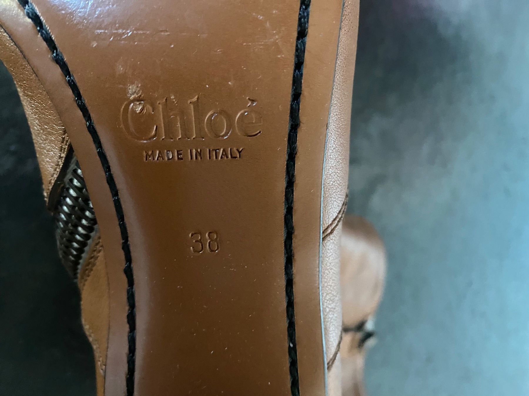 Chloé Scarpe da donna: Stiefeletten von Chloe 38 camel – Usato da Chur venduto da simhofstr 2