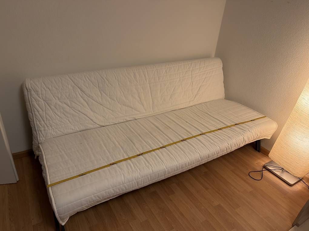 Divani: Schafsofa Ikea Karlaby, weiss – Usato da Basel venduto da SuraCh 1