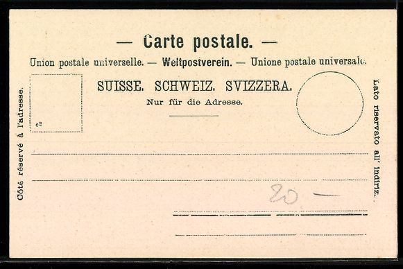Cartoline postali: Schwende / Appenzell, Ort mit Kirche und – Usato da Berlin venduto da bartko-reher 1