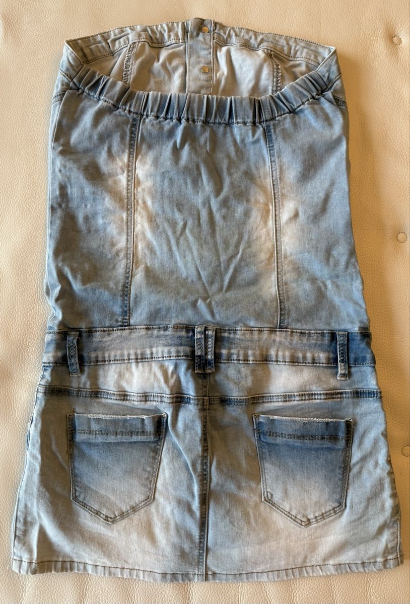 Vestiti: Robe bustier en jeans, denim taille CH38 – Usato da Cointrin venduto da sacha1981 1