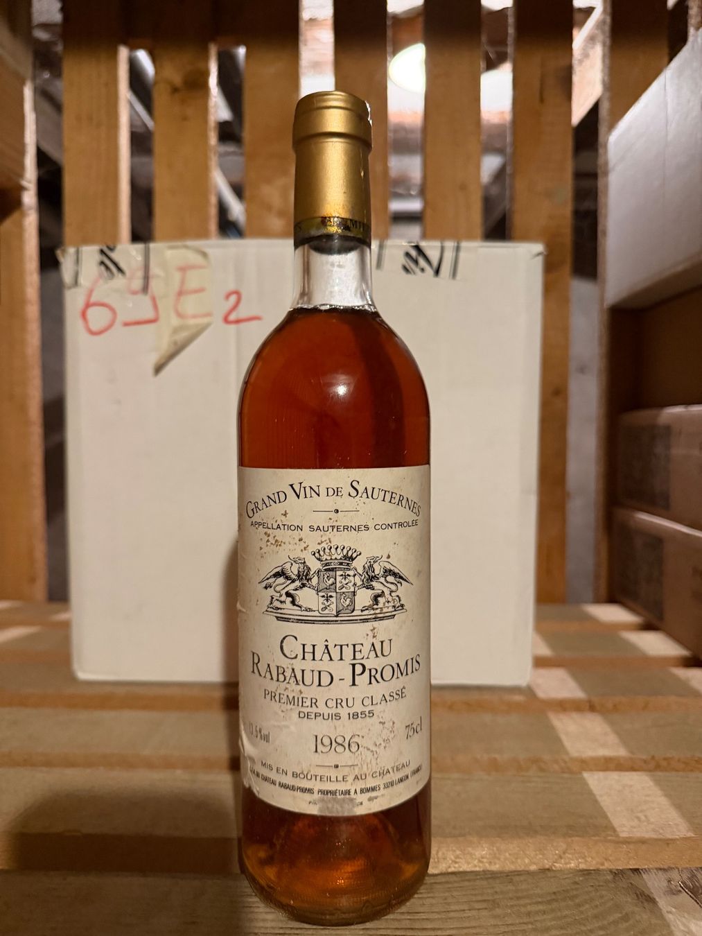 Vins: SUPERBE SAUTERNES Château Rabaud-Promis 1986 – Neuf (Voir description) à Roche VD par avediscipule