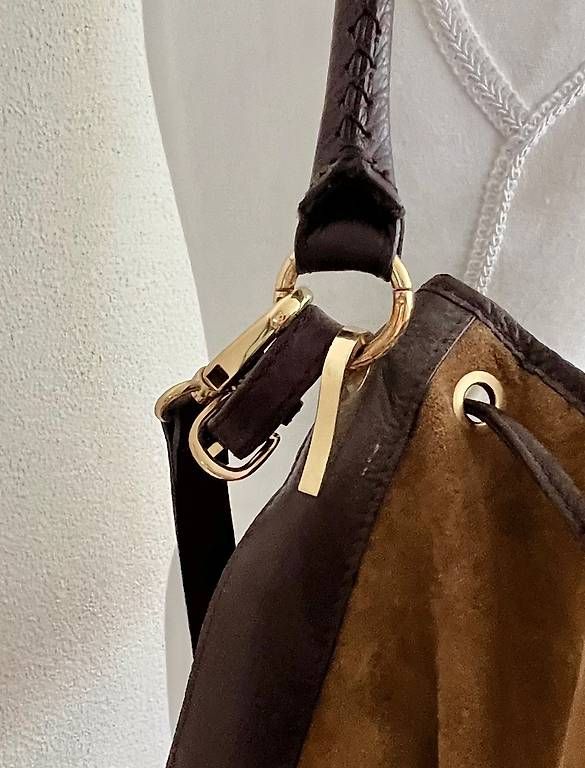 Borse da donna: Tasche Wildleder braun – Usato da Volketswil venduto da oli_l2zq 3