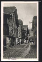 Andermatt, Dorfstrasse am Gasthaus zum O