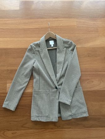 H&M Blazer, Gr. 34, Kariert,  Top Zustand