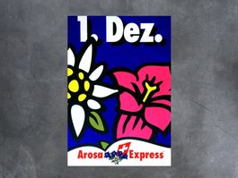 Plakat, Arosa Express
