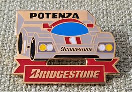 O406 - Pin Rennwagen Auto Bridgestone POTENZA