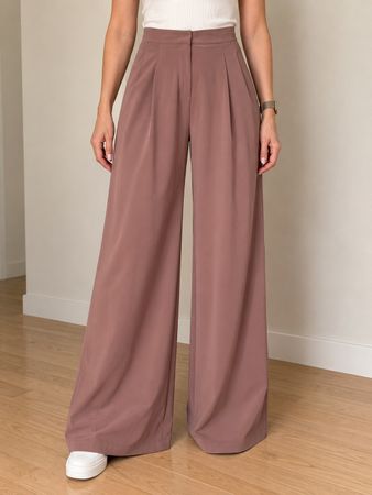MM Max Mara Ribes Wide Leg Hose Gr. M – Technical Jersey – M