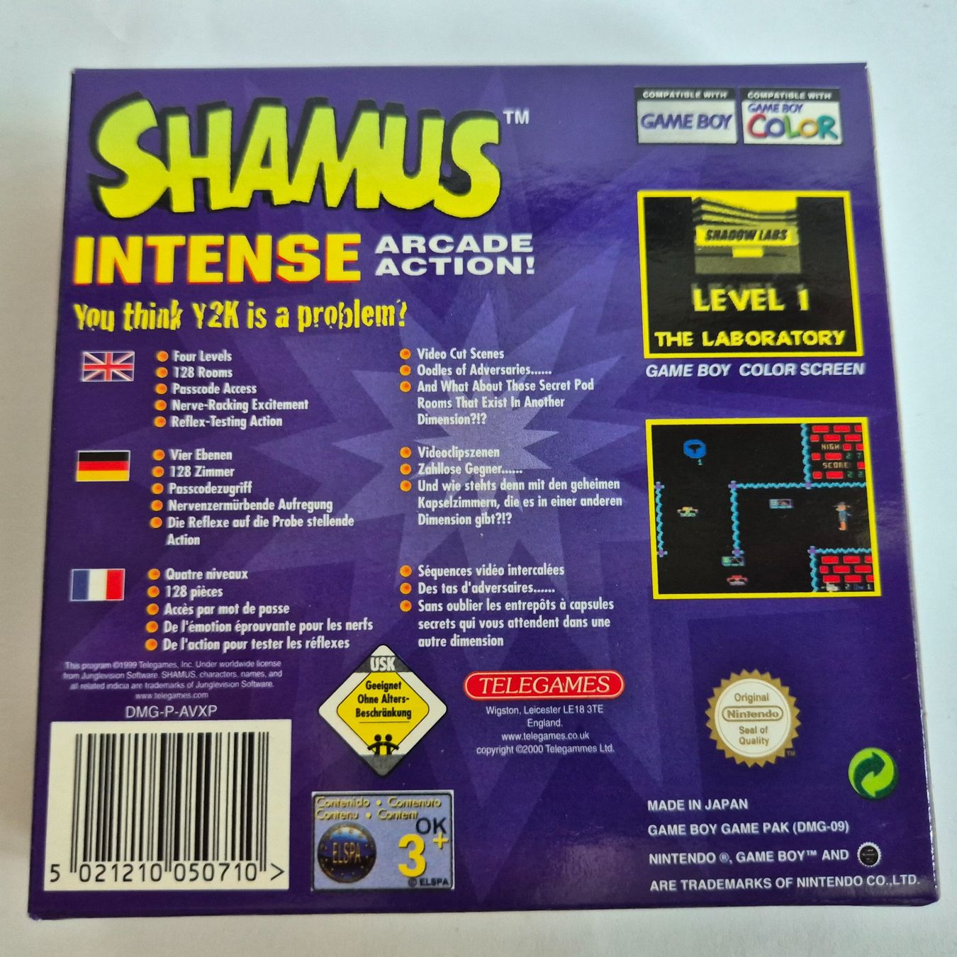 Nintendo Giochi: Shamus - GBC - OVP – Usato da Zürich venduto da Mephisto87 1