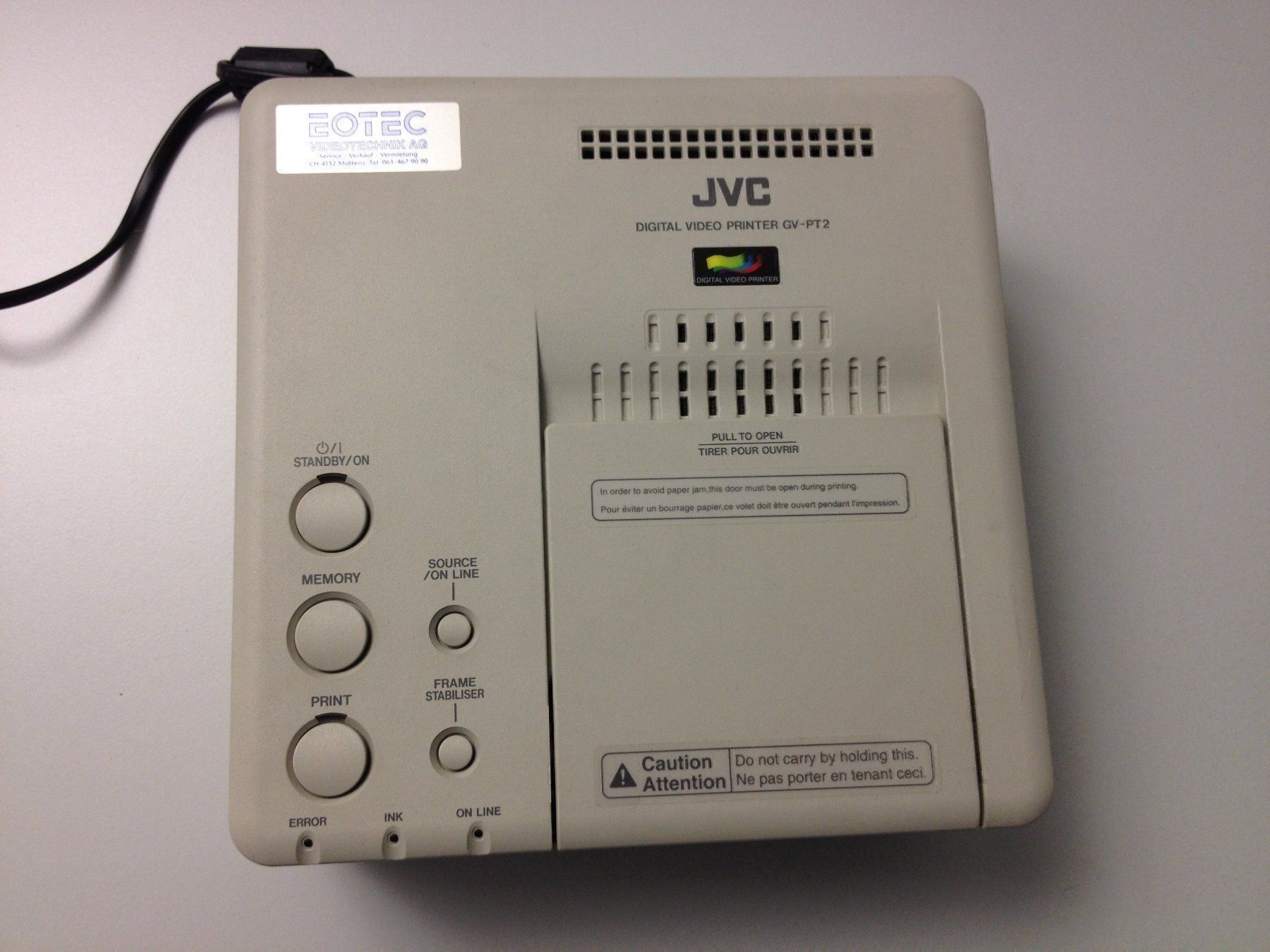 Stampanti: JVC GV-PT2 DIGITAL VIDEO PRINTER – Usato da Erlenbach ZH venduto da Ritschly 4