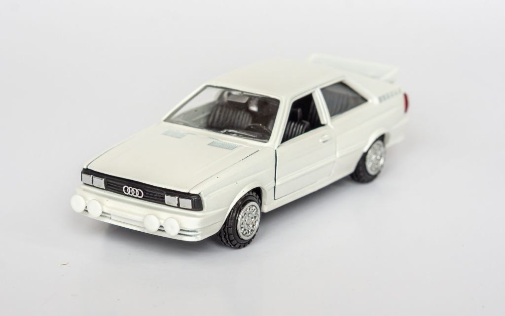 Conrad Modellini d'auto: Audi Quattro Rallye - Conrad 1:43 OVP – Nuovo e nell'imballaggio originale da Spiez venduto da Mlandcruiser 1
