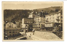 St. Moritz-Dorf (GR) Engadin - Neues Post-Hotel - 1918